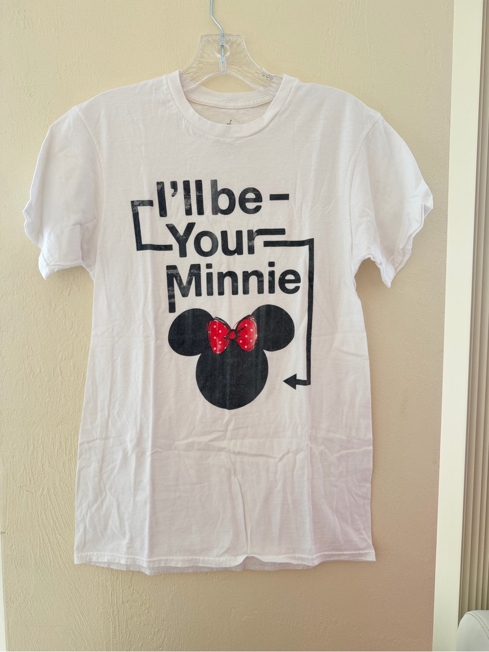 Disney Parks Ill Be Your Minnie White Tee S